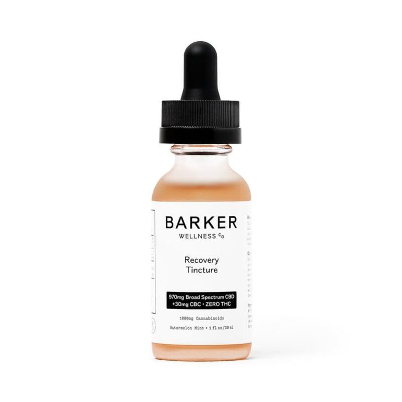 Barker Wellness: Recovery Tincture