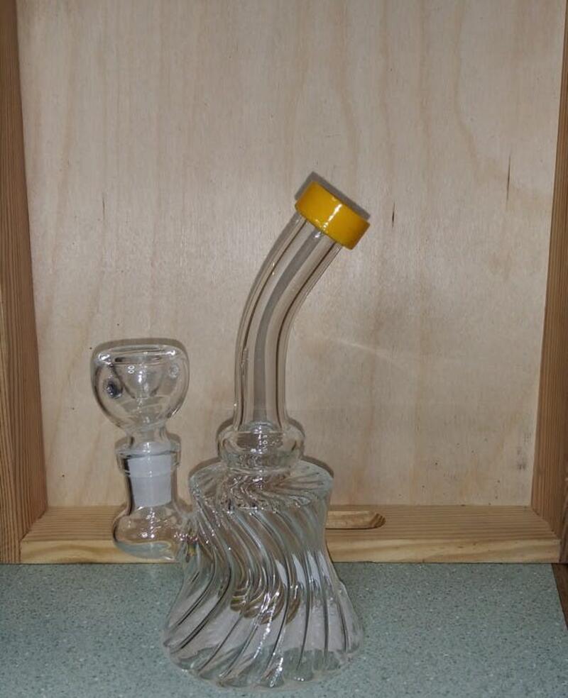 6" Bent Neck Candy Drip Water Pipe