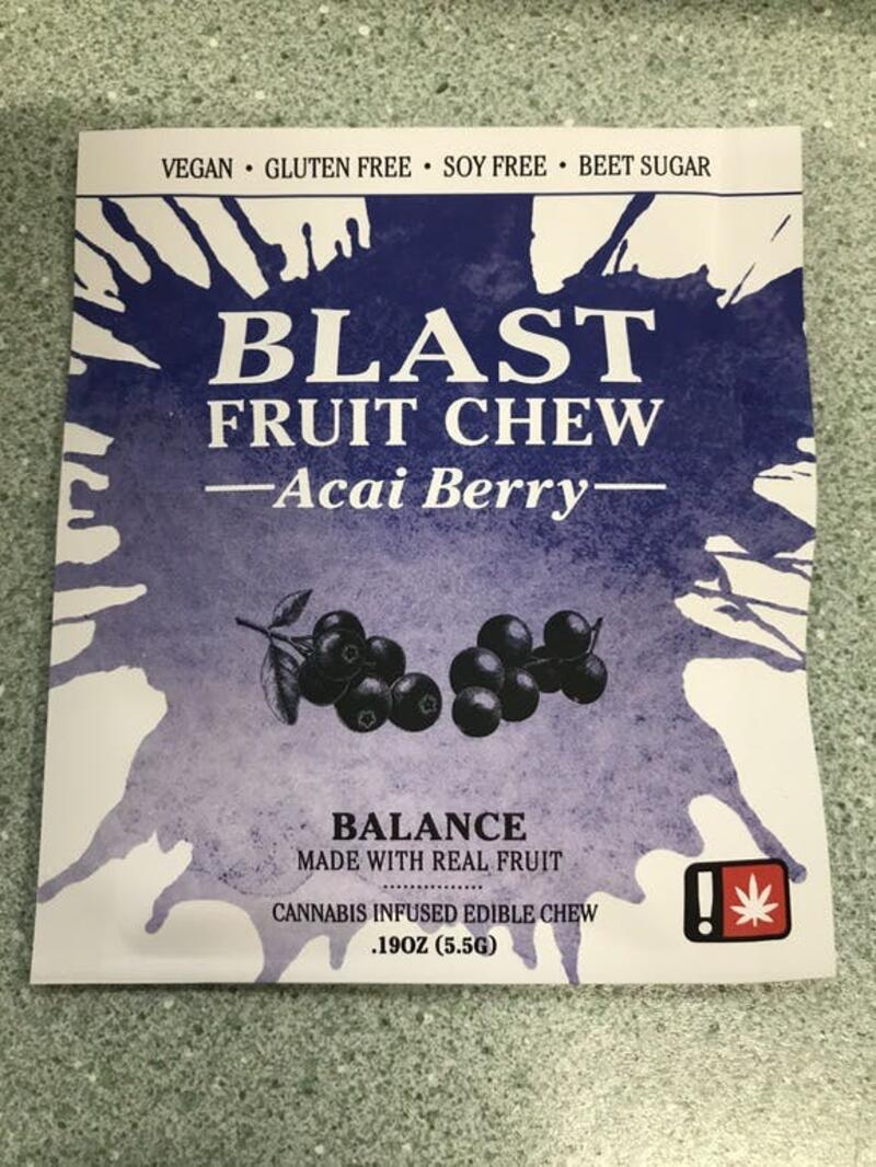 Golden Blast Acai Berry Fruit Chew