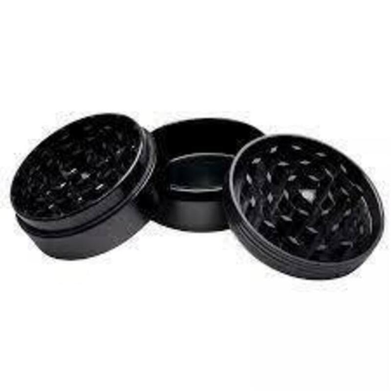 Grinder - 3pc Black and Green Solid colour - Grinder - 3pc Black and Green Solid colour