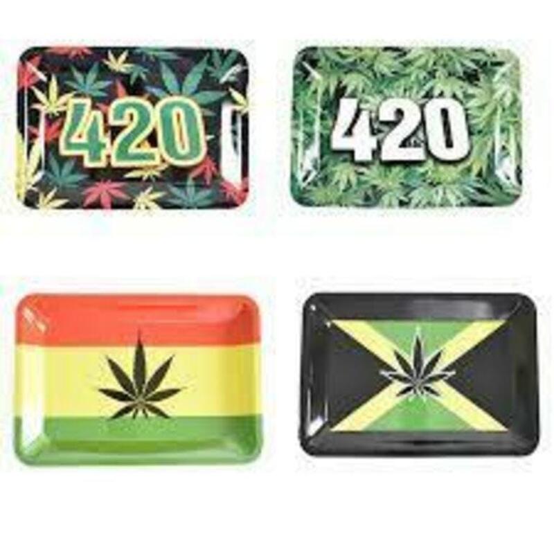 Rolling Tray - Metal Small Asst. - Rolling Tray - Metal Small Asst.