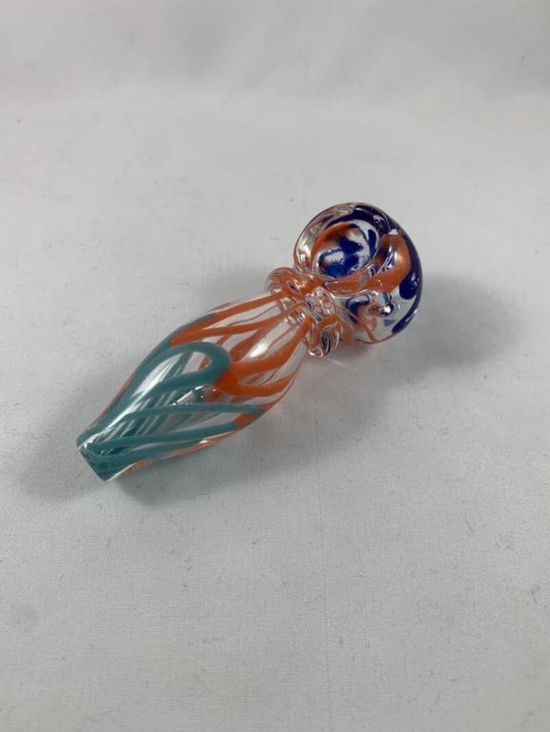 4" Blue/Orange Pipe
