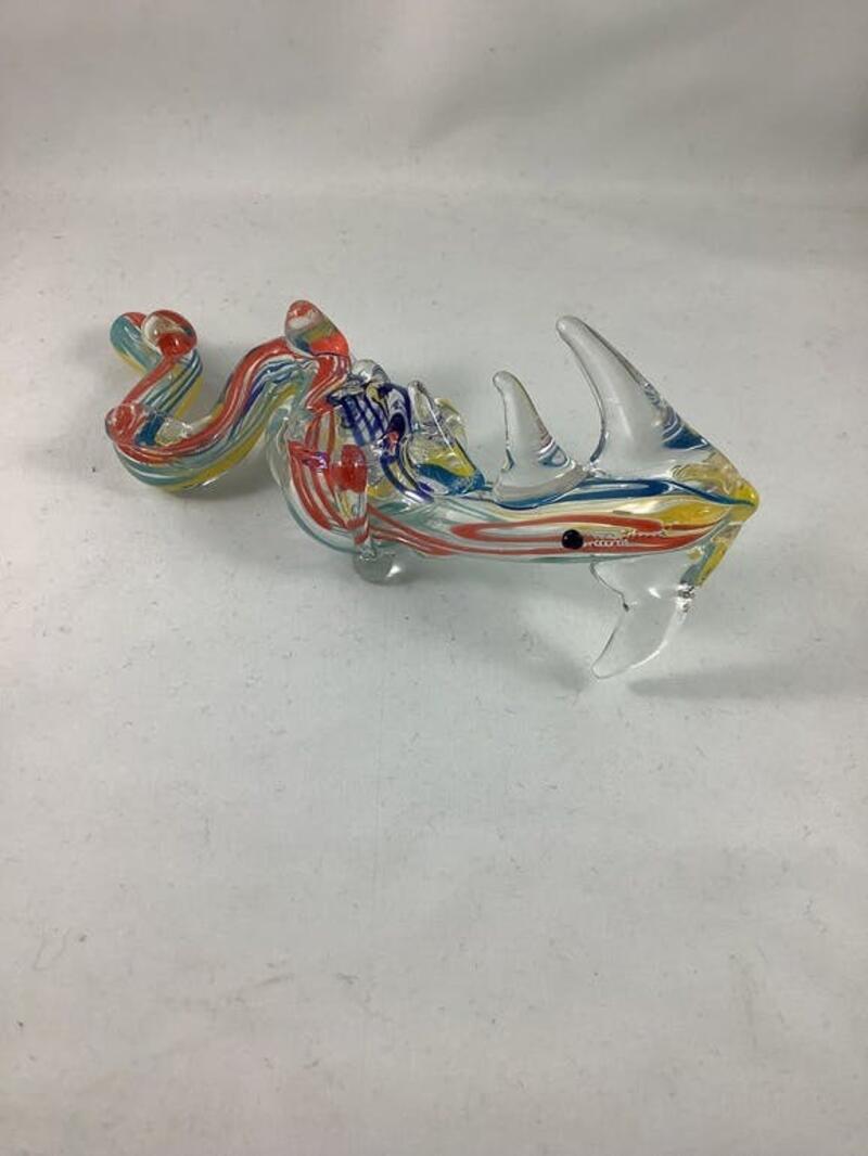 7.5" Glass Dragon Pipe