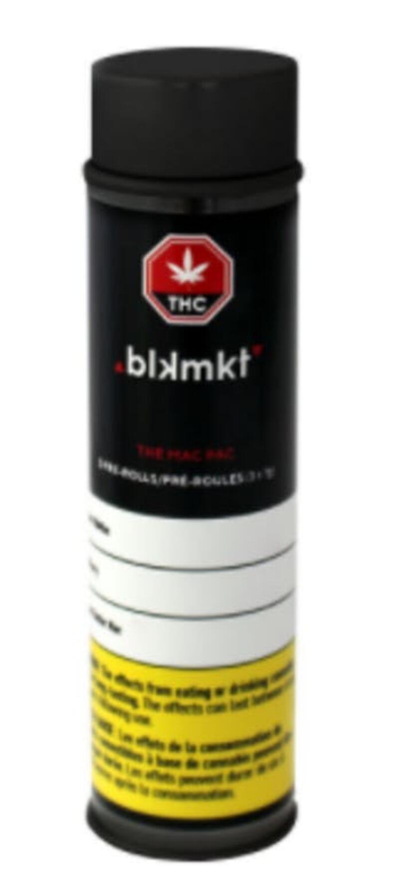 BLK MKT - The Mac Pac Pre-Rolls - 3x1g