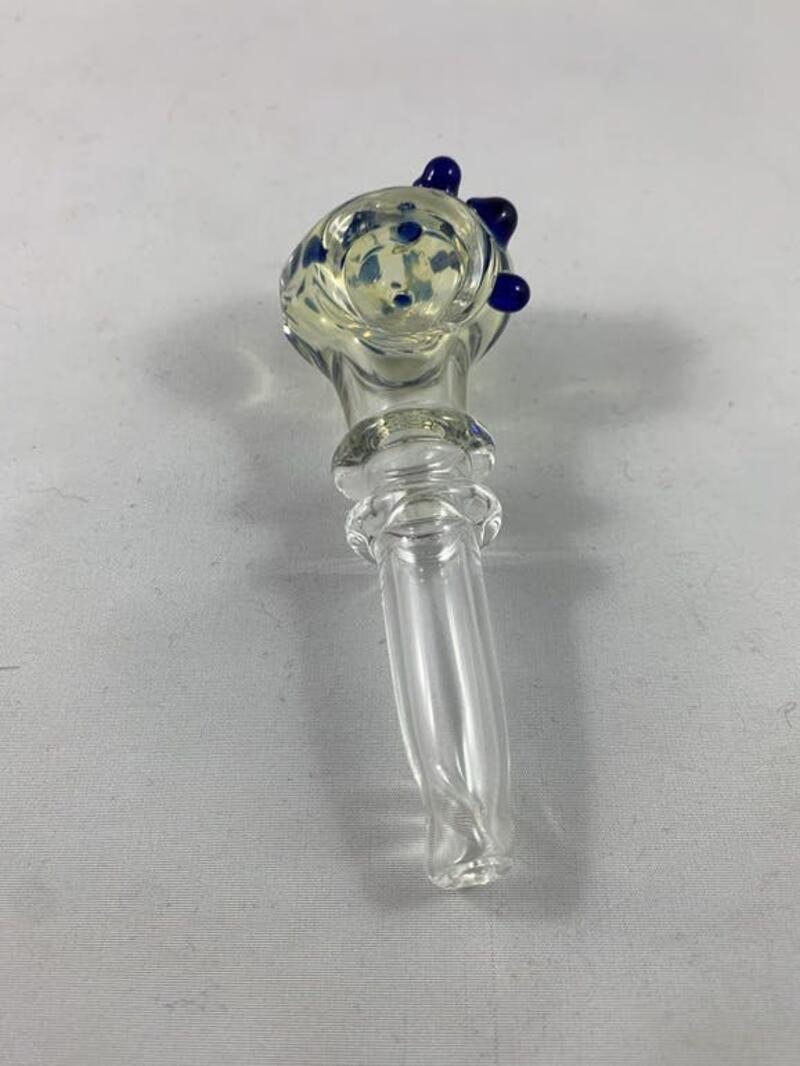 4" Clear Beaded Pipe