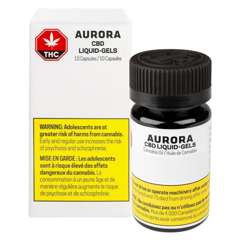 Aurora - CBD Liquid Gels - 10 caps