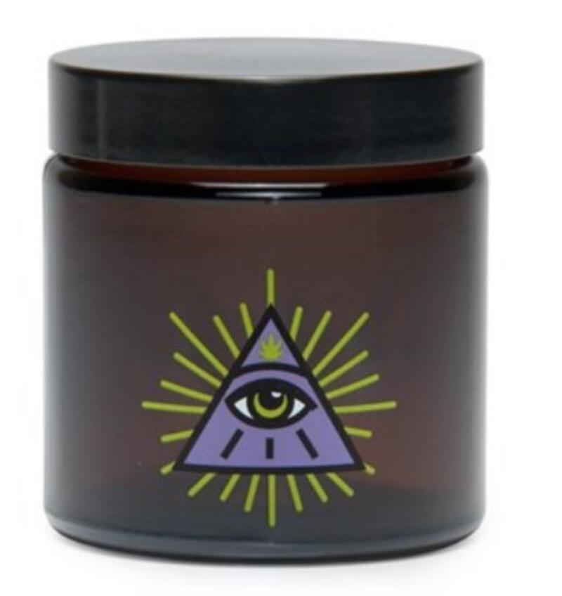Amber Screw-Top Container - All Seeing Eye - X-Sm