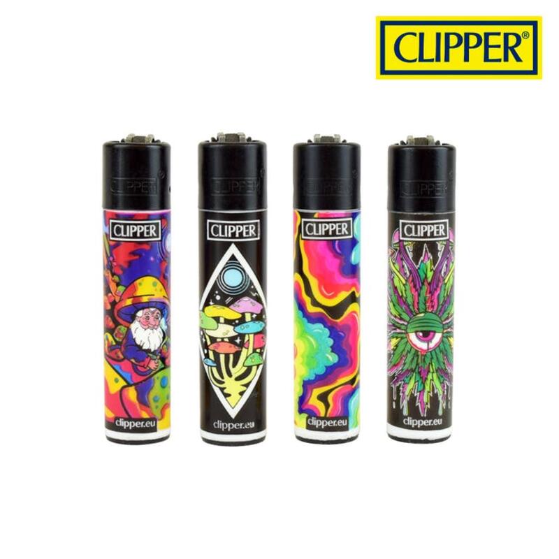 CLIPPER REFILLABLE LIGHTERS, PSYCHEDELIC 7