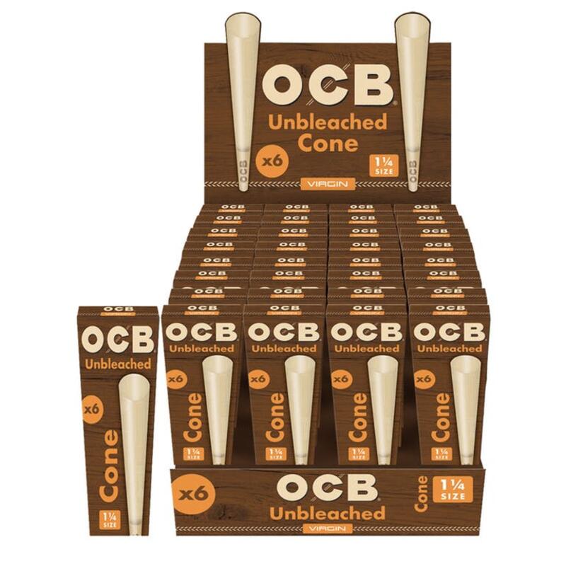 OCB - Unbleached Pre-rolled Cones