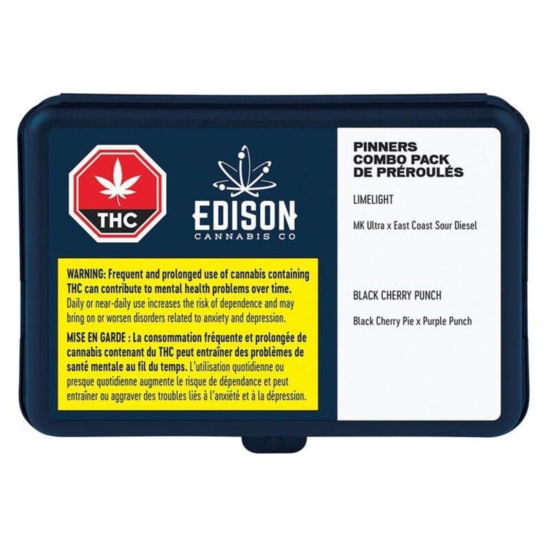 Edison - Limelight + Black Cherry Punch Pre-Roll Combo Pack 10x0.35g