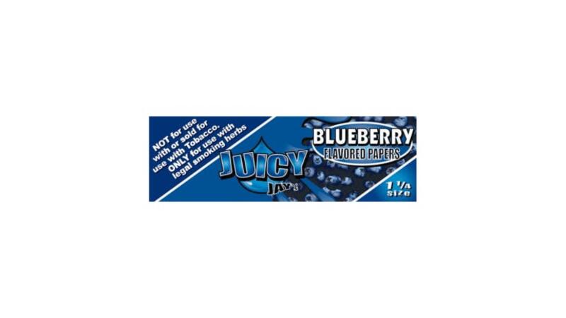 Juicy Jay's Blueberry Rolling Papers 1 1/4 size