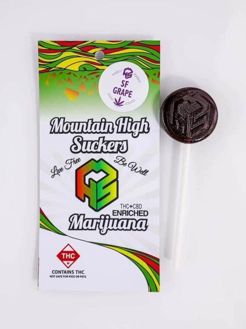 Mountain High Grape Sugar Free Sucker