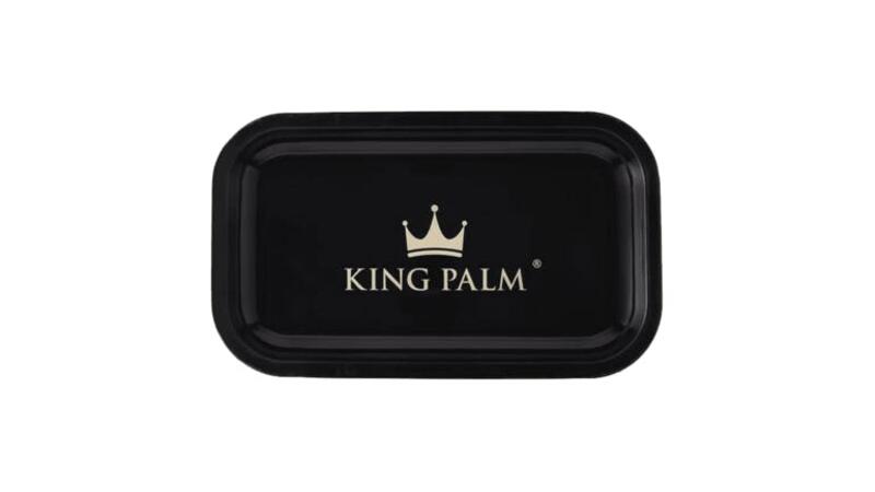 King Palm Black Medium Tray