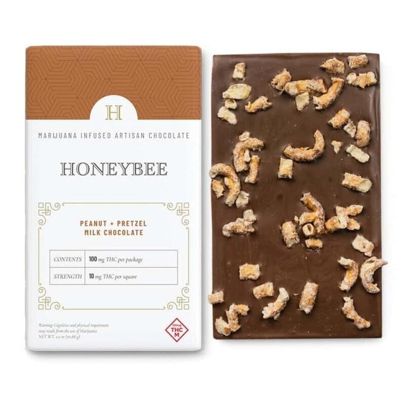 Honeybee Peanut and Pretzel Milk Chocolate