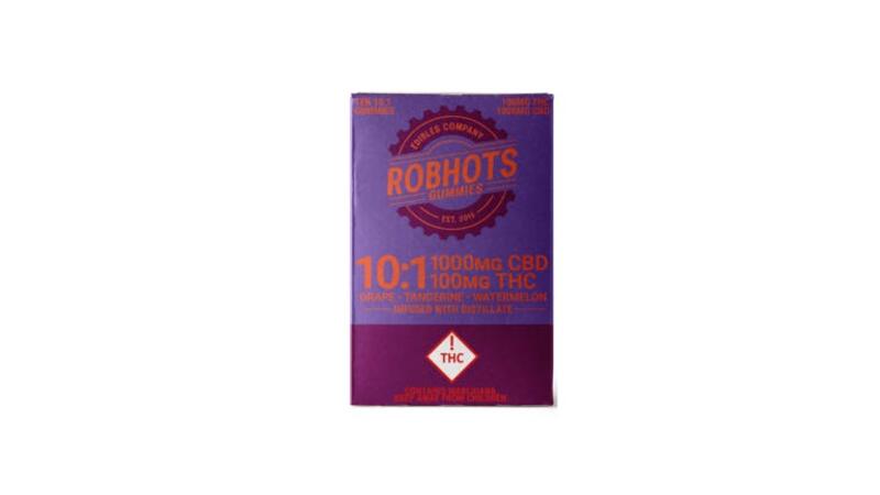 Robhots CBD 10:1 Gummies 10pk