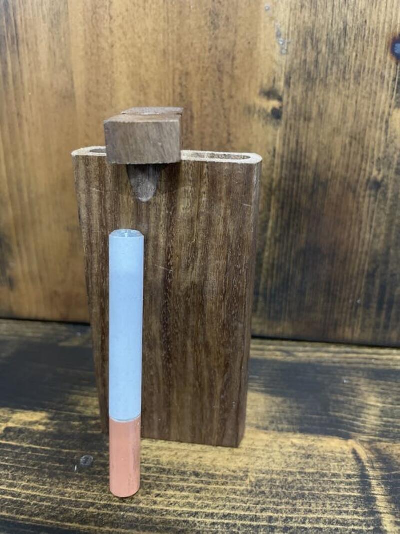 4 inch wood dugout (one hitter + case)