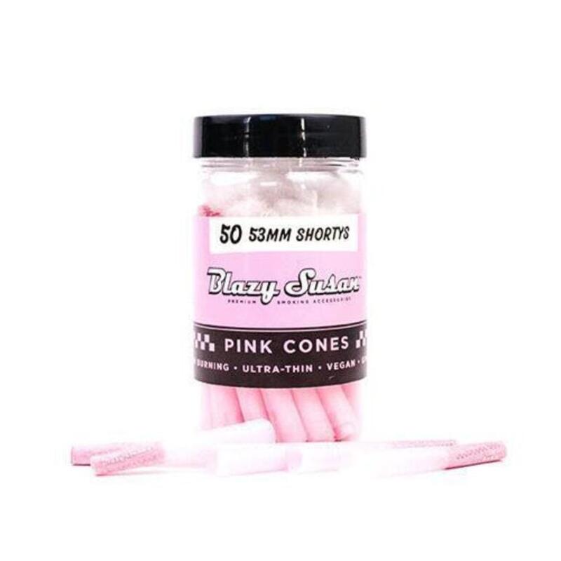 Blazy Susan Shortys Pink Cones 50pk/53mm
