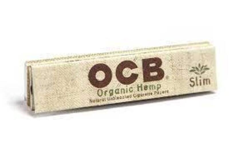 ocb slim organic hemp unbleached rolling paper - ocb slim organic hemp unbleached rolling paper