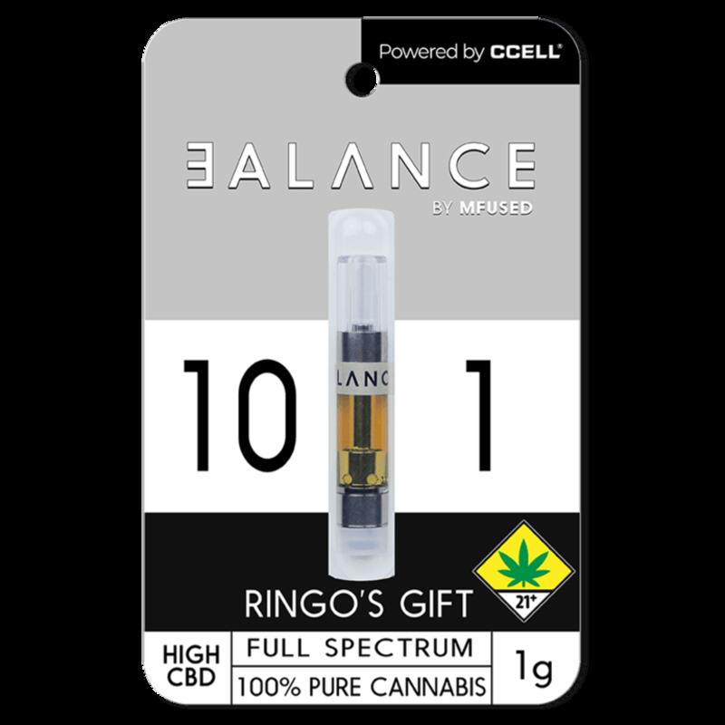 BALANCE - Ringo's Gift 10:1 CBD Cartridge