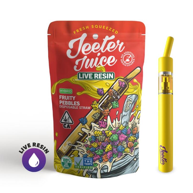 Jeeter Juice Disposable Live Resin Straw - Fruity Pebbles