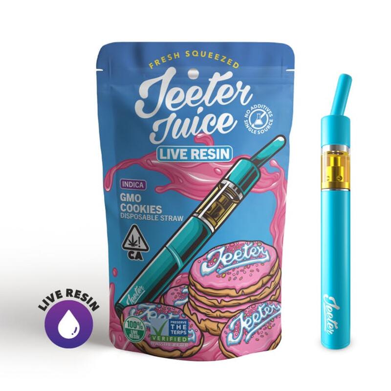 Jeeter Juice Disposable Live Resin Straw - GMO Cookies