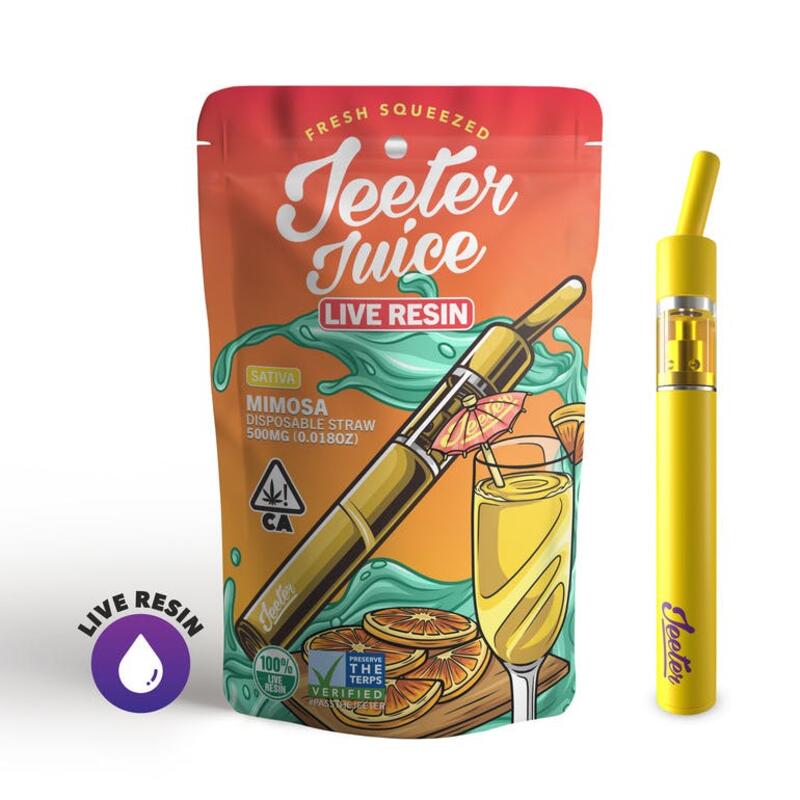 Jeeter Juice Disposable Live Resin Straw - Mimosa