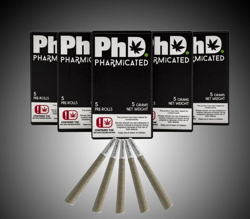 PhD 5-1g Pre-Roll Box - Sweet Diesel - 21.99% THC