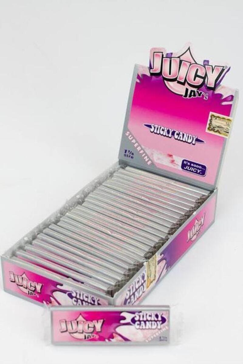 Juicy Jay's - Superfine Flavored Hemp Rolling Papers - Sticky Candy
