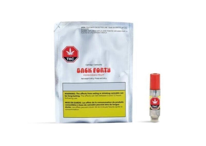 Back Forty - Forbidden Fruit 510 Thread Cartridge Indica - 0.45g