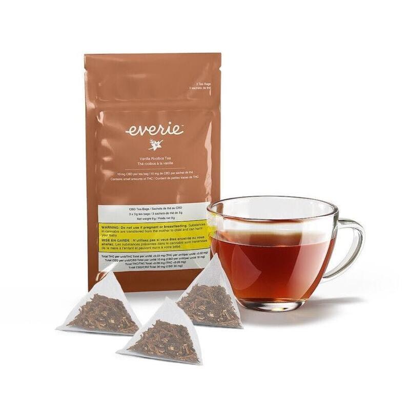 Everie - Vanilla Rooibos CBD Tea Sativa - 3x3g