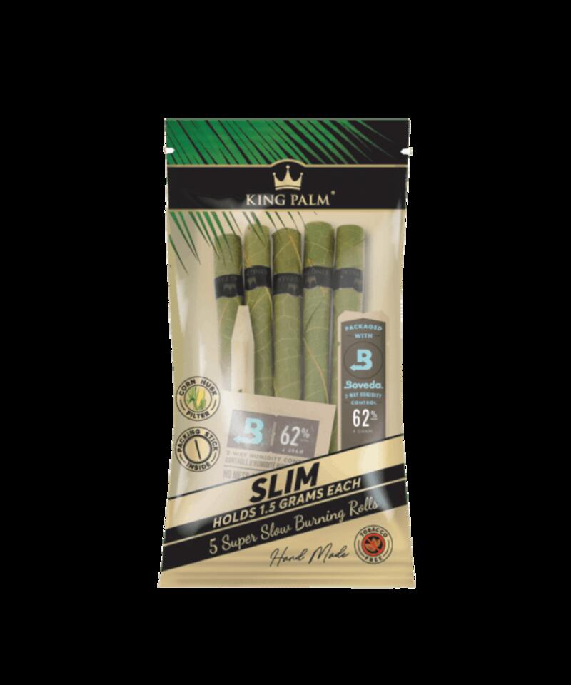 King Palm - Hand-Rolled Leaf - Slim x 5 Rolls