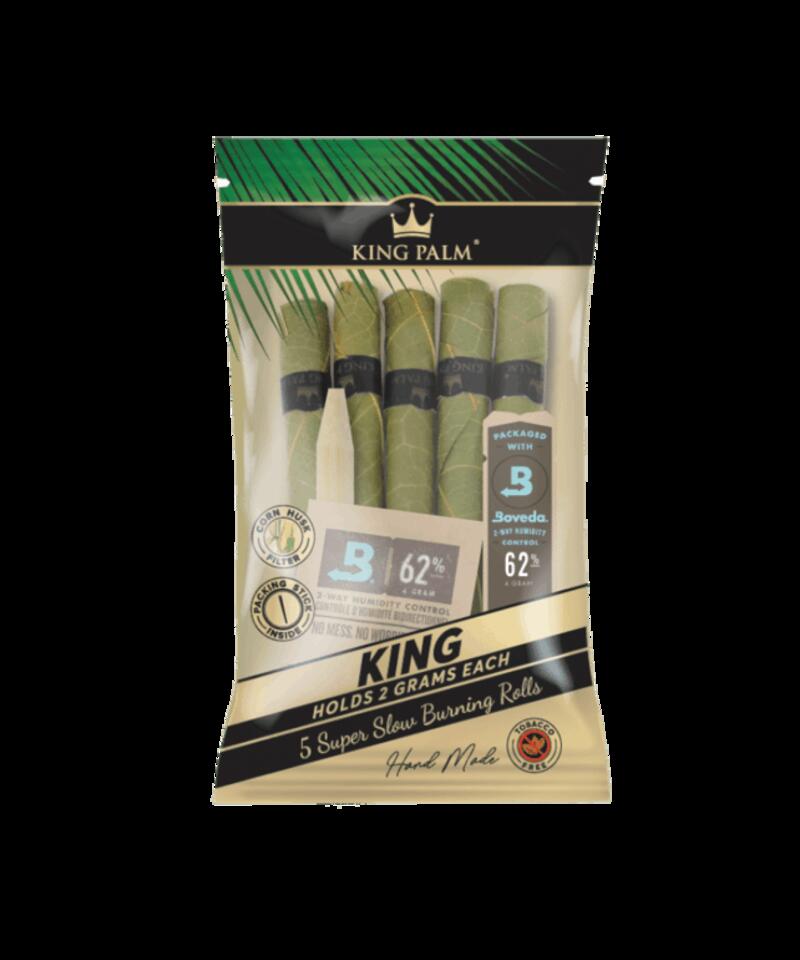 King Palm - Hand-Rolled Leaf - King x 5 Rolls