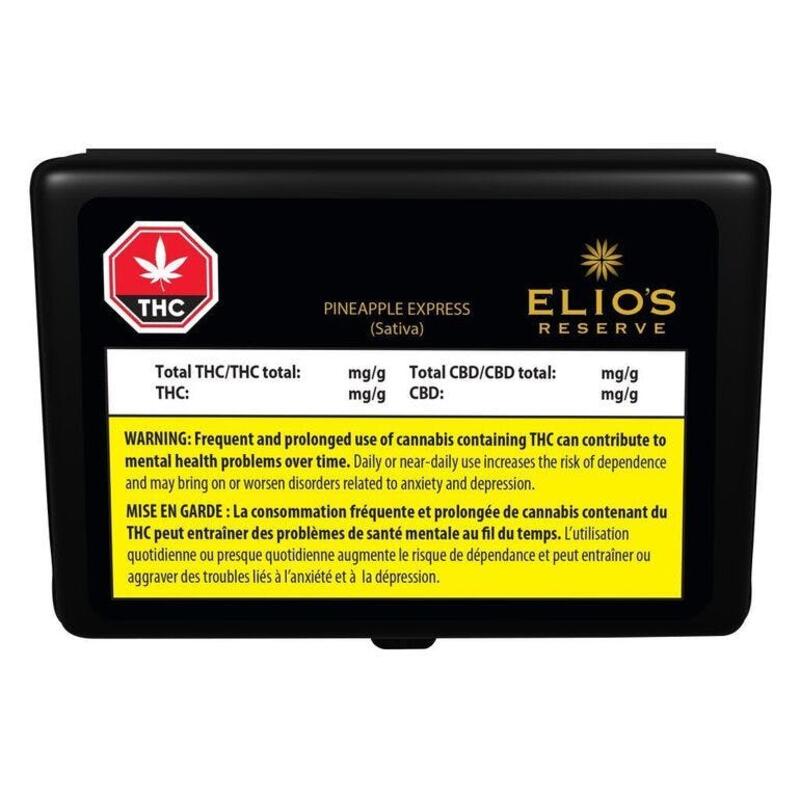 ELIOS RESERVE - Pineapple Express Pre-Roll Indica - 3x0.5g