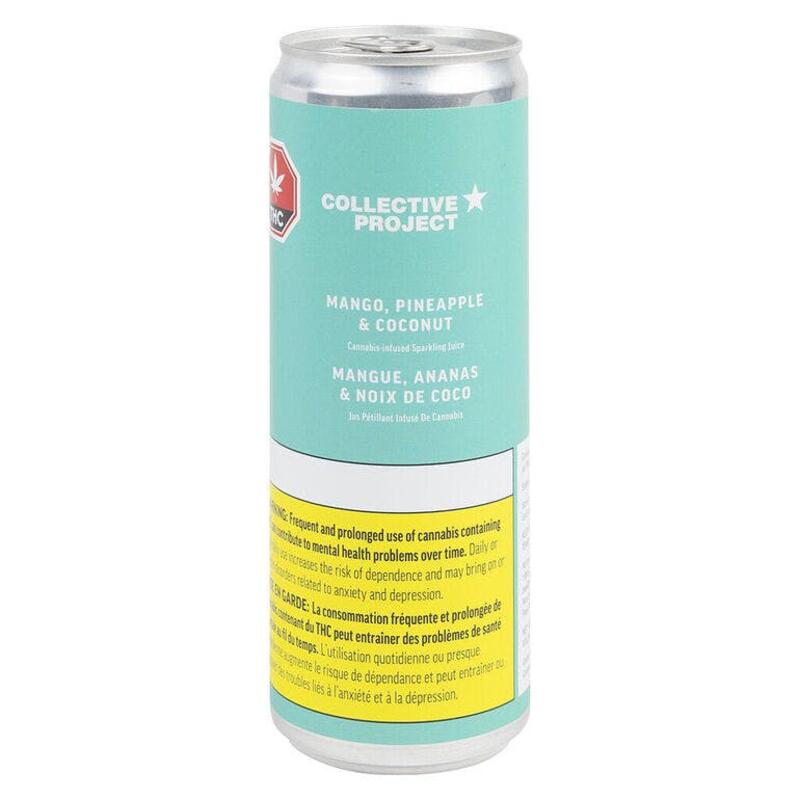 Collective Project - Mango Pineapple & Coconut Sparkling Juice - 1x355ml