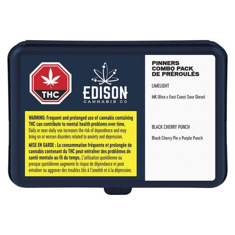 Edison - Limelight + Black Cherry Punch Pre-Roll Combo Hybrid - 10x0.35g