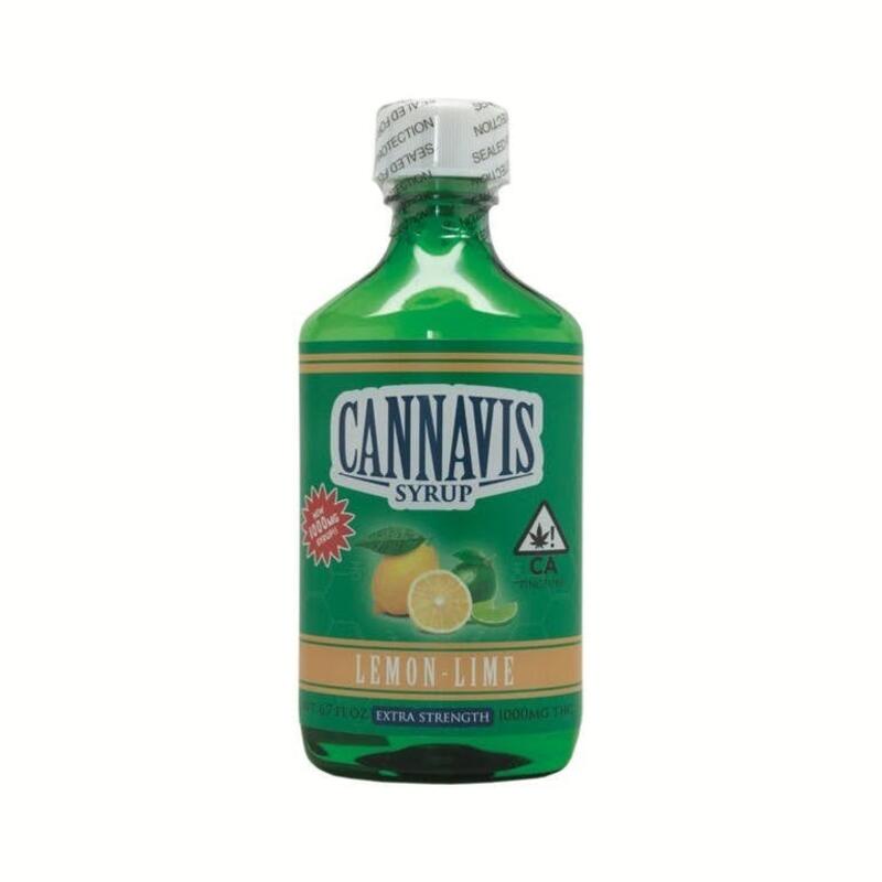 Cannavis Lemon Lime Syrup 1000mg
