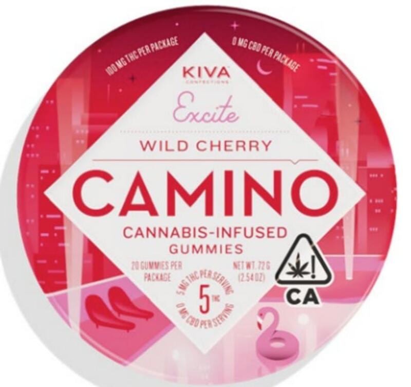 Camino Wild Cherry Gummies 100mg