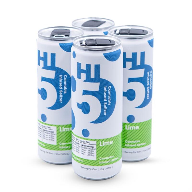 Hi5 - Seltzer 20mg 4pk - Lime