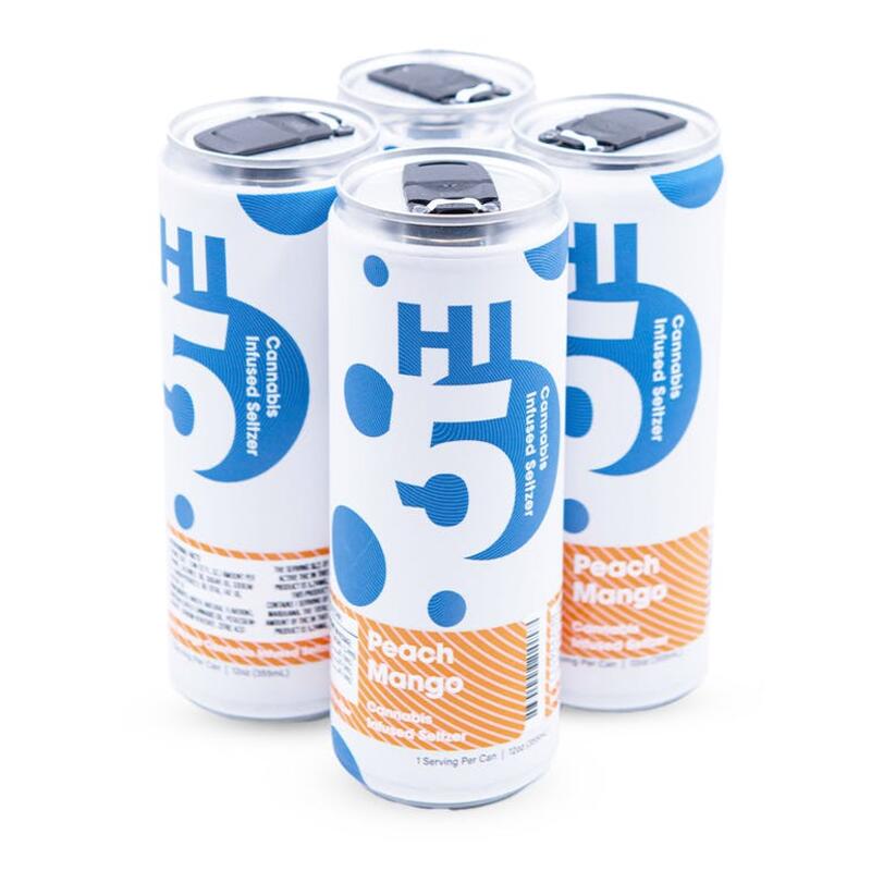 Hi5 - Seltzer 20mg 4pk - Peach Mango