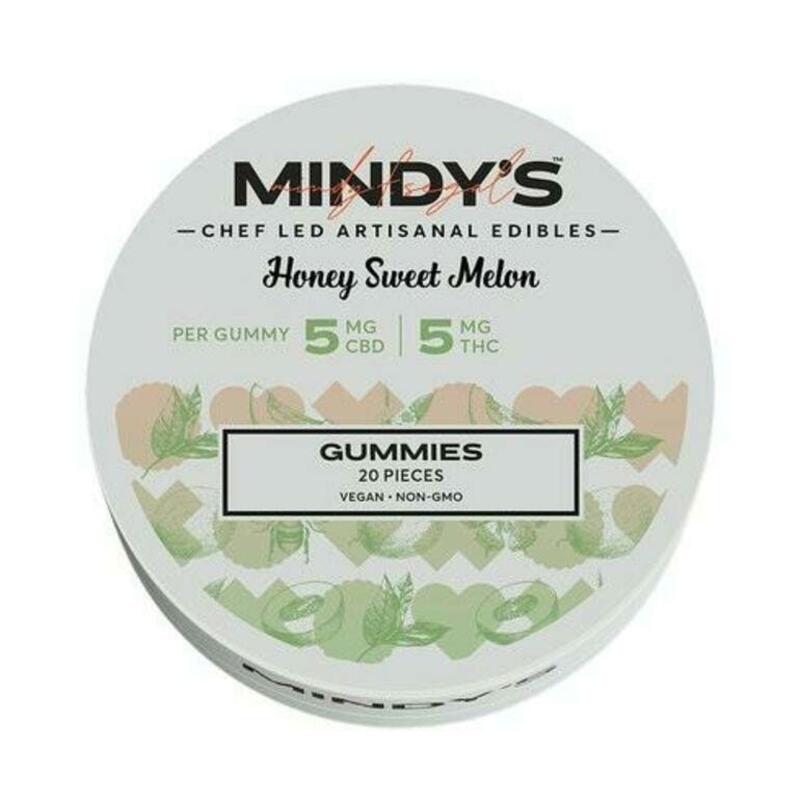 Mindy's - Gummies 100mg 20pk - Honey Sweet Melon 1:1