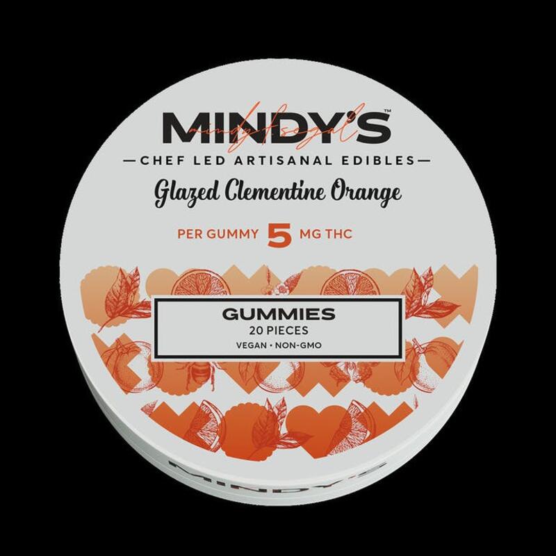 Mindy's - Gummies 100mg 20pk - Glazed Clementine Orange