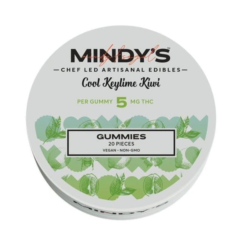 Mindy's - Gummies 100mg 20pk - Cool Keylime Kiwi