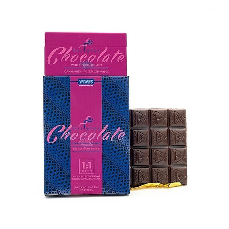 For Play - Chocolate Bar 100mg - 1:1 Dark Chocolate