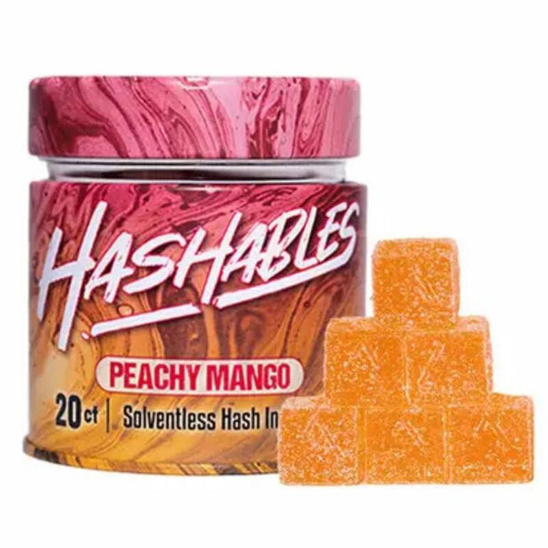 Hashables - Fruit Chews 100mg 20pk - Peachy Mango