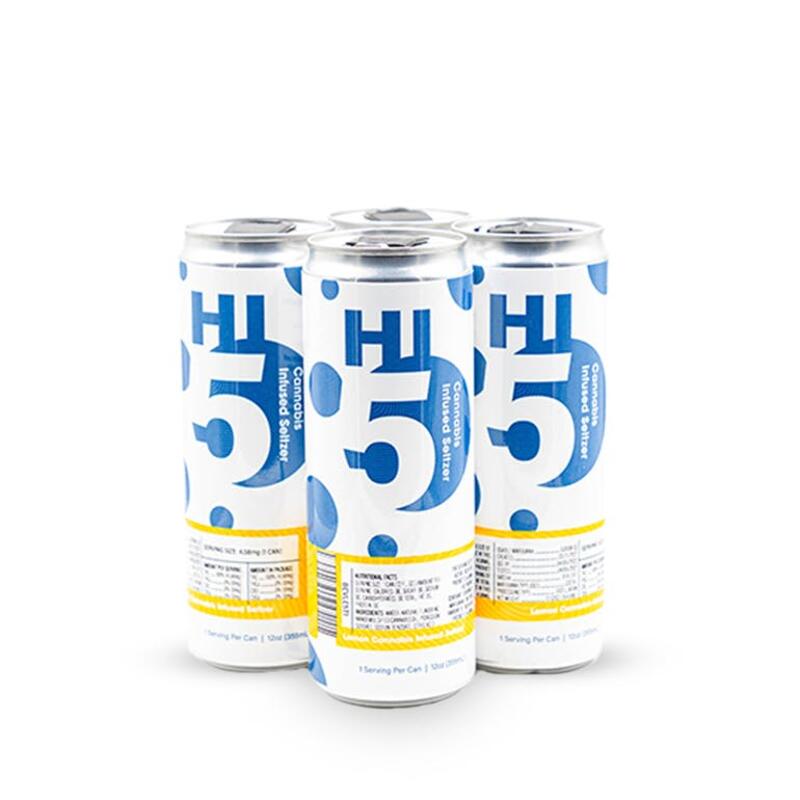 Hi5 - Seltzer 20mg 4pk - Lemon