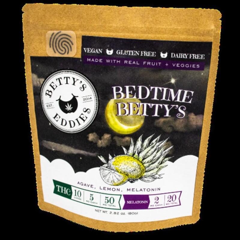 Betty's Eddies - Fruit Chews 50mg 10pk - Bedtime