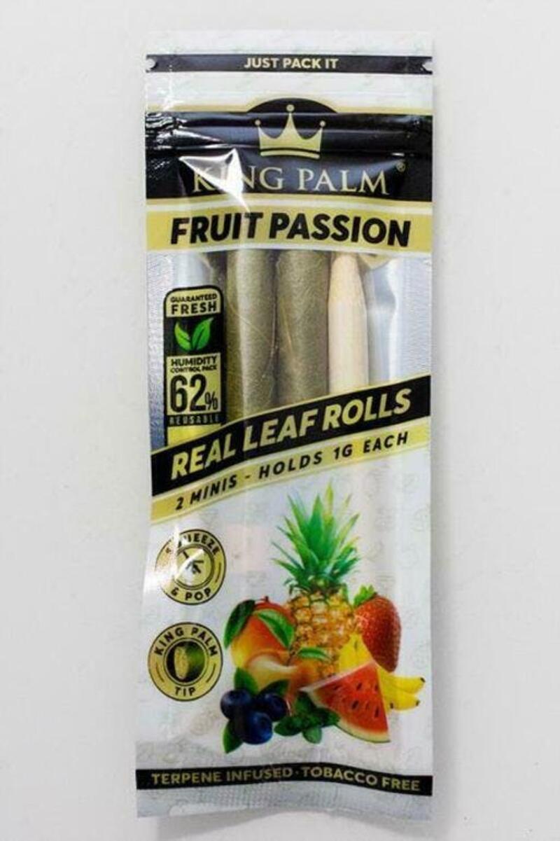 King Palm Hand-Rolled Flavor Mini Leaf-Fruit Passion