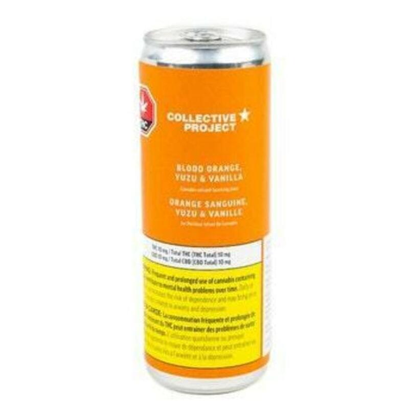 Blood Orange Yuzu& Vanilla Sparkling Juice ( 355ml) - Collective Project