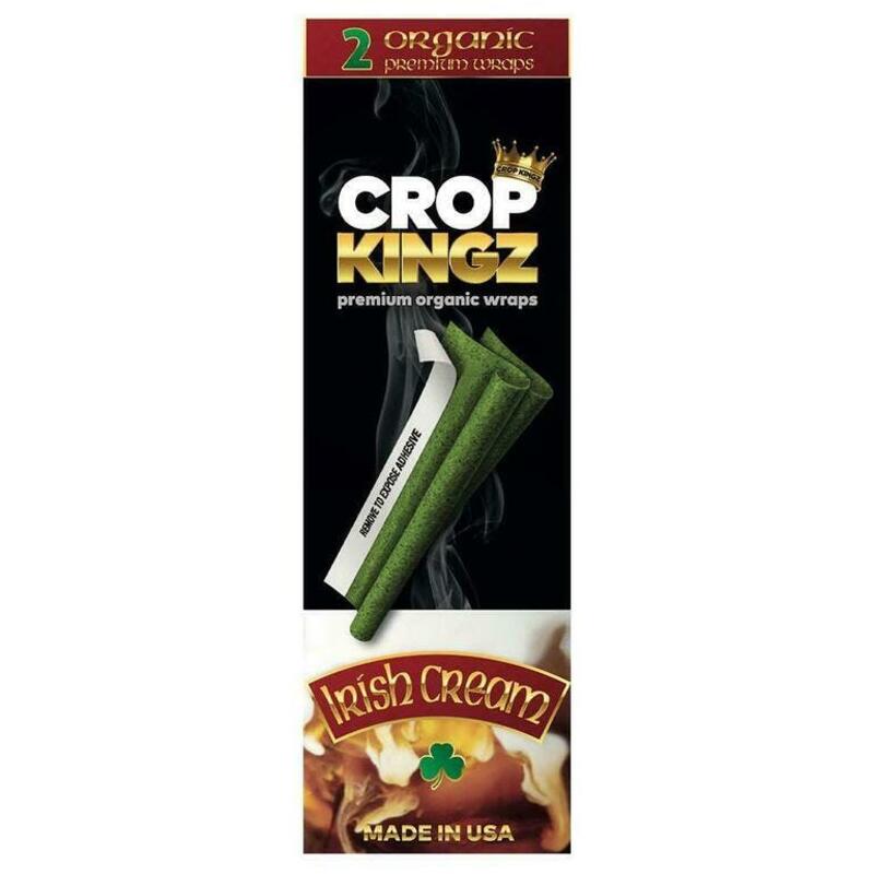 Crop KINGZ Premium Organic Wraps - Irish Cream