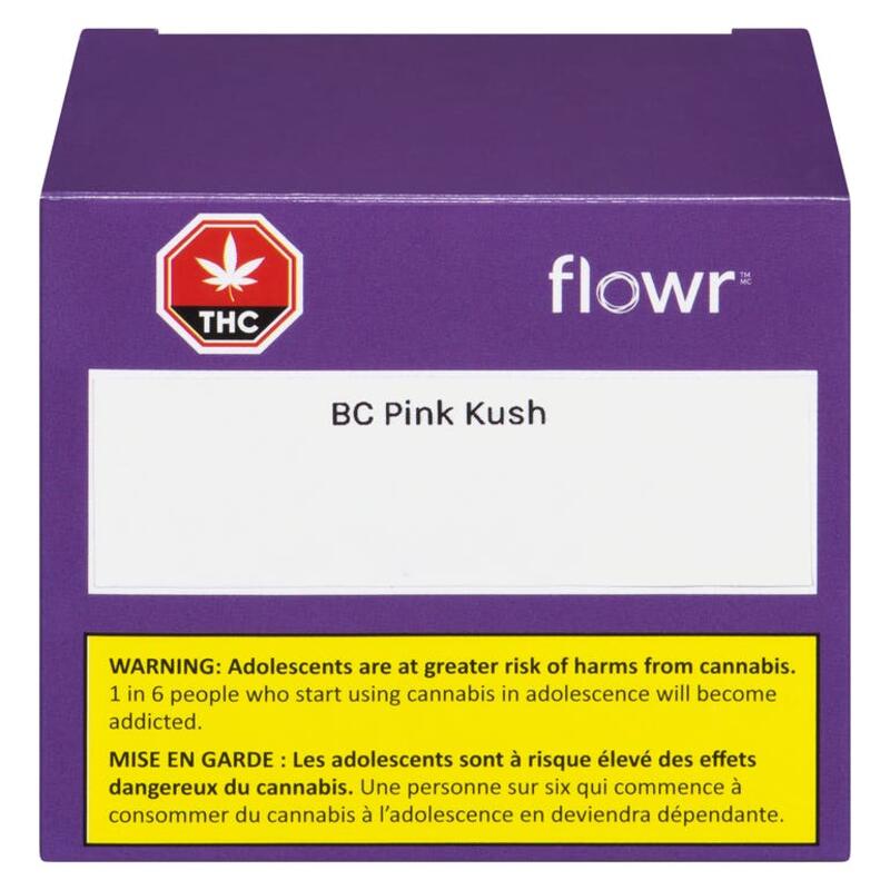 BC Pink Kush (Finest) - Flowr - BC Pink Kush 3.5g Dried Flower